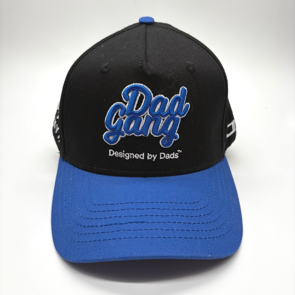 Dad Gang Snapback Hat Black Blue Colab Mookie Betts One Main Goal IYKYK Cap